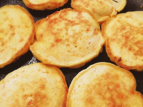 とろける口溶け人参ホットケーキ★幼児食&離乳食